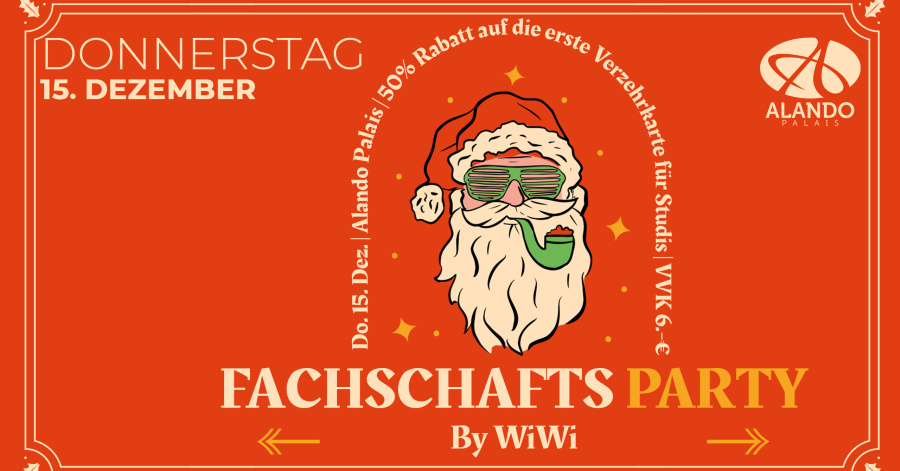 FACHSCHAFTS PARTY by WIWI