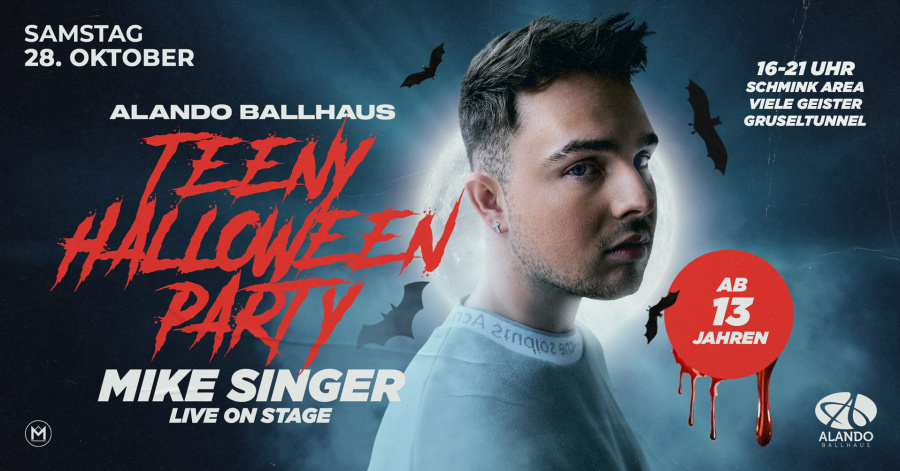 Teeny Halloween Party mit Mike Singer